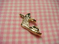 Wedge Charm Gold Plated