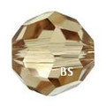 Swarovski 5000 Light Colorado Topaz Round Bead