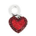 Swarovski BeCharmed Pave Heart Charm 86502