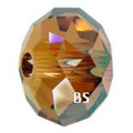 Swarovski 5041 Briolette Bead Crystal Copper 18mm