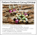 Paper Beads Making Course : Starburst Necklace and Earring Workshop