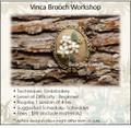 Jewelry Making Course : Vinca Embriodery Workshop