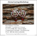 Jewelry Making Course : Zinnia Earring Workshop