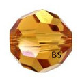 Swarovski 5000 Topaz Round Bead