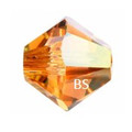 3mm Swarovski 5328 Metallic Sunshine Bicone Bead