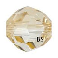 Swarovski 5900 Large Hole Round Bead Crystal Golden Shadow 14mm