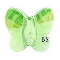 Swarovski 5754 Butterfly Bead Peridot 6mm