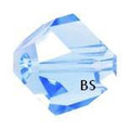 Swarovski 5603 Graphic Cube Bead Aquamarine 4mm