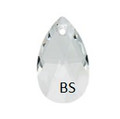 38mm Swarovski 6106 Crystal Pear Pendant