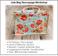 Decoupage Course : Jute Bag Decoupage Workshop