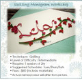 Quilling Course: Monogram Workshop