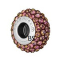 Swarovski BeCharmed Pave Bead 80101 Lilac Shadow