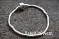 Bracelet for BeCharmed Beads (Platinum Plating)