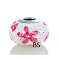 Swarovski Becharmed Pave Flower Garland 82093 Light Rose