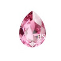 18x13mm Swarovski 4320 Rose Pear Fancy Stone