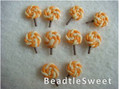 Nail Art Accessories in Orange Lollipops