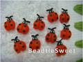 Nail Art Accessories in Red Ladybird