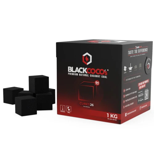 BLACKCOCO’s Hookah Charcoal 26mm Cube