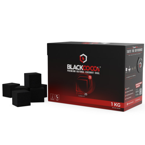 BLACKCOCO’s Hookah Charcoal 25mm Cube