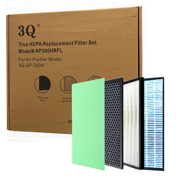 True HEPA Replacement Filter Set for 3Q - AP-300H Air Purifier