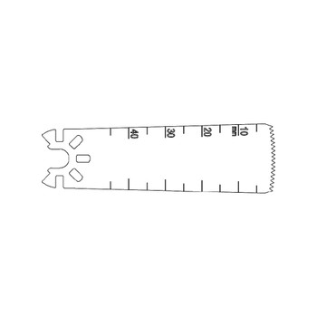 Product DeSoutter Stericut Sagittal Blade - Standard - 19mm x 46mm x 0.60mm | S88-107 Image