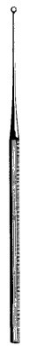 Product Spectrum Buck Ear Curette, 5.75" (14.5cm), Angled, Blunt, Size 2 (3mm) | SAH.23-2101A Image