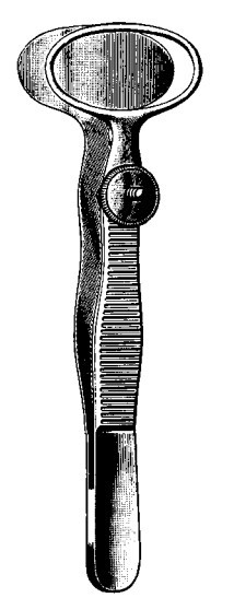 Product Spectrum Desmarres Chalazion Forcep, 3.5" (9cm), Inside Ring 20mm x 12mm | SAH.24-8431 Image