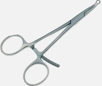 Product Spectrum Bone Reduction Forcep, 5.5" (14 cm), Small, Serrated, Circular Tip | SAH.35-1142 Image