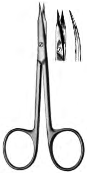 Product Spectrum Stevens Tenotomy Scissor, 4.38" (11cm), Curved | SAH.50-32712 Image