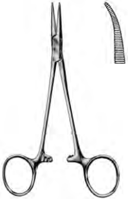 Product Spectrum Halsted Mosquito Forcep, 5", Curved | SAH.60-1831 Image