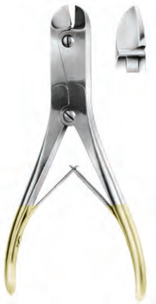 Product Spectrum Pin Cutter, 7" (18cm), Side Cutting, Straight, Cuts Up To 5/64" (2.0mm), Double Action, TC | SAH.99-159 Image