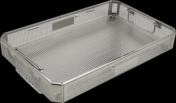 Product Vet Spectrum EverGreen 3/4 Standard Sterilization Container Basket, Perforated (405x253x60mm) | SAH.K3749 Image