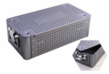 Product VOI Sterilization Case w/o Divider, Holds CBLO/TPLO Trays - 362mm x 194mm, 112mm, Anodized | TRAY CASE Image