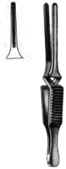 Product Spectrum Debakey-Diethrich Bulldog Clamp, 2" (50mm), Straight, Atraumatic Jaws, 10mm Jaw Length, Cross Loaded | SAH.13-3119 Image