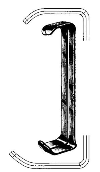 Product Spectrum Farabeuf Retractor, 4.75" (12cm), Baby, Double-Ended (Set of 2) | SAH.20-1012 Image