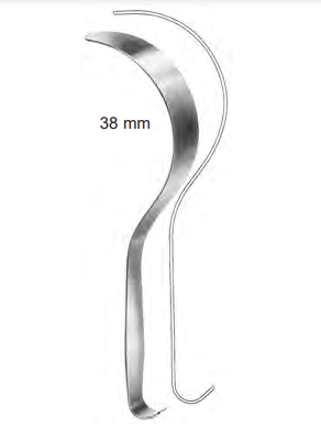 Product Spectrum Deaver Retractor, 11.75" (30cm), 38mm Working End Width | SAH.20-1028 Image