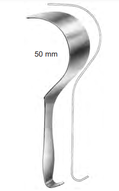 Product Spectrum Deaver Retractor, 12.25" (31cm), 50mm Working End Width | SAH.20-1029 Image