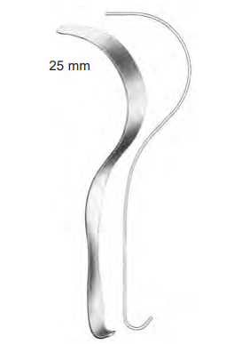 Product Spectrum Deaver Retractor, 13" (33cm), 25mm Working End Width | SAH.20-1031 Image