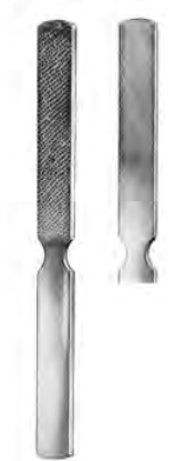 Product Spectrum Bone File/Rasp, 8.25" (22cm), 18mm Width, Fine/Coarse Serrations | SAH.20-1422 Image