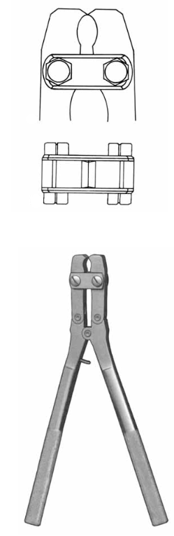 Product Spectrum Pin Cutter, 10" (25.5cm), End Cutting, Cuts Up To 1/8" (3.2mm), Double Action | SAH.20-2601 Image