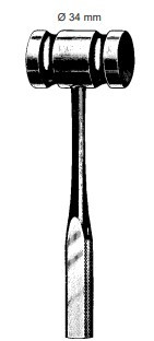 Product Spectrum Mallet, 9" (23cm), 35mm Head Diameter, 450g, Round Handle | SAH.20-3691 Image