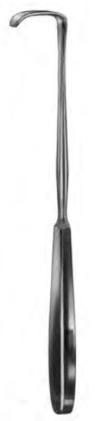 Product Spectrum Langenbeck Retractor, 8.75" (22cm), Solid Handle, 40x11mm Blade | SAH.20-9013 Image