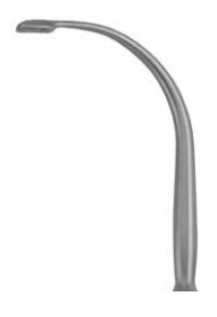 Product Vet Spectrum Frontal Sinus (Antrum) Curette, 7.5in (19cm), 45 Degree Curved | SAH.710010 Image