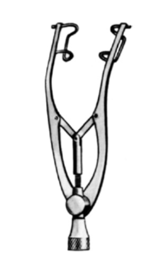 Product Vet Spectrum Castroviejo Eye Speculum, 3.25" (8cm), Turn Lock | SAH.732000 Image