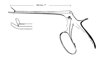 Product Spectrum Ferris-Smith Rongeur, 7" (180mm), Angled Up, 3x10mm | SAH.20-5674 Image