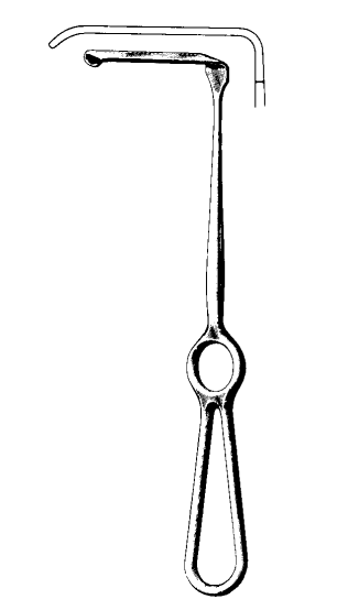 Product Spectrum Kocher-Langenbeck Retractor, 8.25" (21cm), 55x11mm Tip | SAH.20-9009 Image