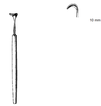 Product Spectrum Desmarres Retractor, Straight, 6.25" (16cm), 10mm | SAH.24-8400 Image