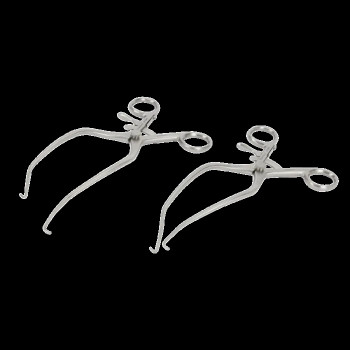 Product Spectrum Asymmetric Gelpi Retractor, 4.75" (12cm), 1 Long Leg, Ratchet (Pair - Left and Right) | SAH.25-3121 Image