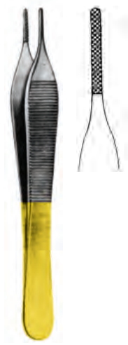 Product Spectrum Adson Dressing Forcep, 4.75" (12cm), Serrated, TC | SAH.30-0715 Image