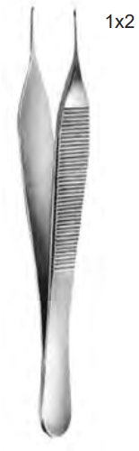 Product Spectrum Adson Tissue Forcep, 6" (15cm), 1x2 Teeth, Micro | SAH.30-3477 Image